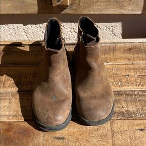 Toddler Brown Leather Boots Chelsea Zara